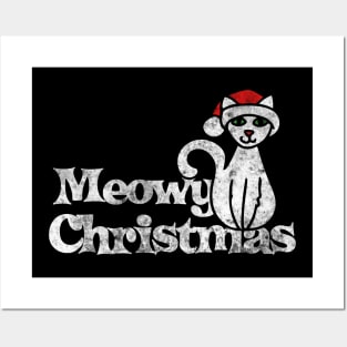 Meowy Christmas Posters and Art